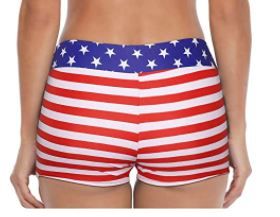 Photo 1 of Yonique american flag swim suit bottms size:XL