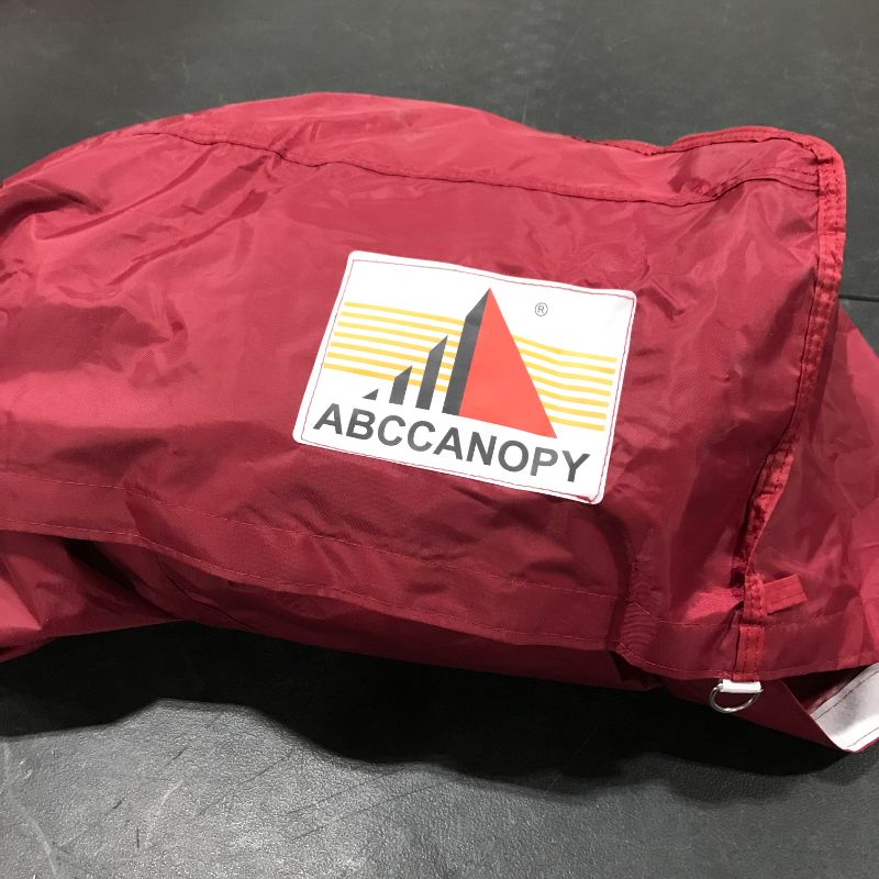 Photo 2 of ABCCANOPY Replacement Canopy Top for Pop Up Canopy Tent (8x8, Red)