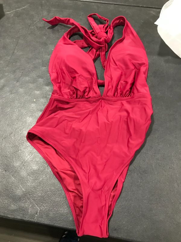 Photo 1 of CUPSHE womens one piece bathing suit size:L