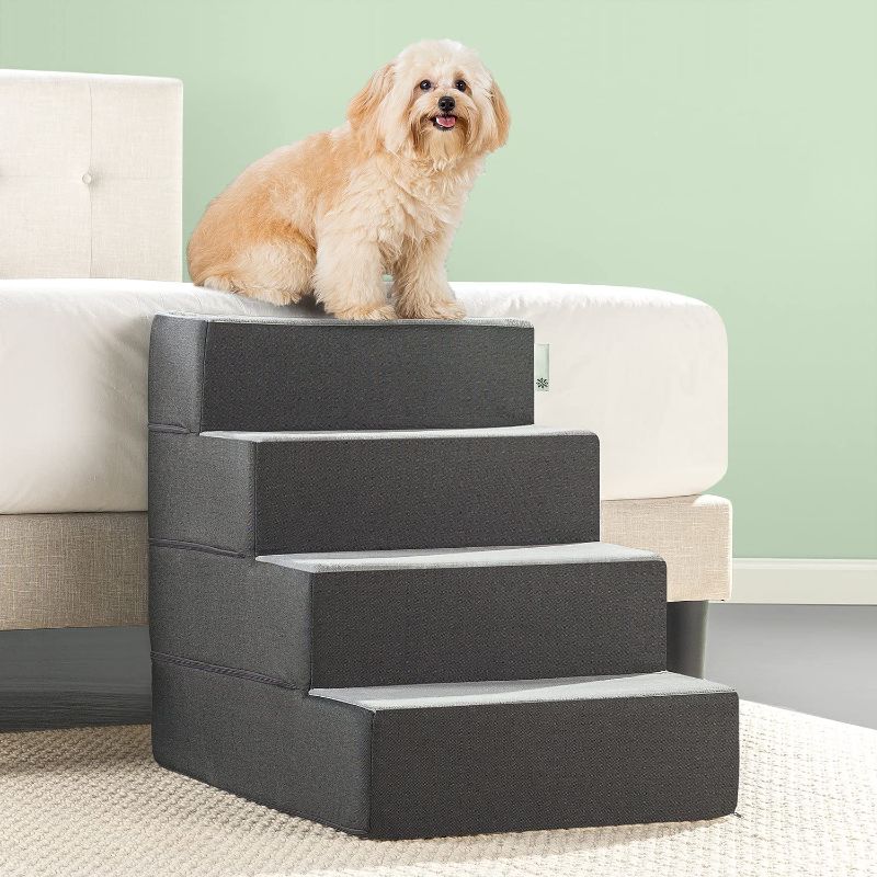Photo 1 of Zinus 4 Step Easy Pet Stairs/Pet Ramp/Pet Ladder--dirty
