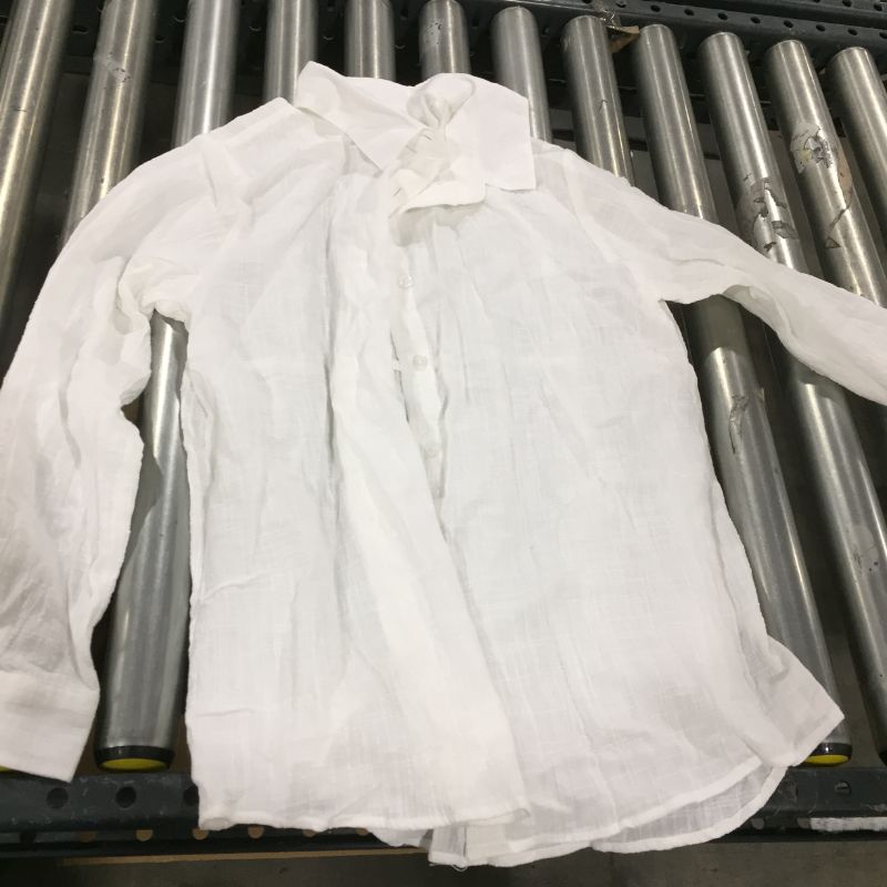 Photo 1 of  Button Down Shirts for Women Professional Casual Loose Long Sleeve Button Blouse Top (read comments)