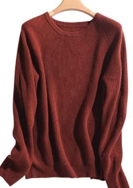 Photo 1 of LINY XIN Women's Merino Wool Crew Neck Winter Warm Knit Lightweight Pullover Soft Fall Sweater (read comments)