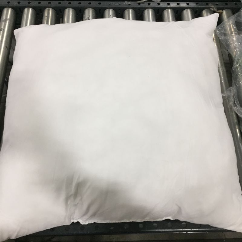 Photo 1 of Amazon Basics White Hypoallergenic Decorative Throw Pillow Insert - 28" x 28", 1-Pack