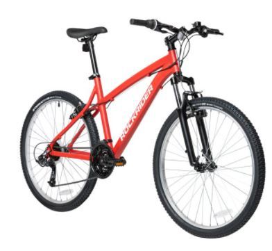 Photo 1 of Decathlon Rockrider ST50 Aluminum Mountain Bicycle 26 In., Red, Small