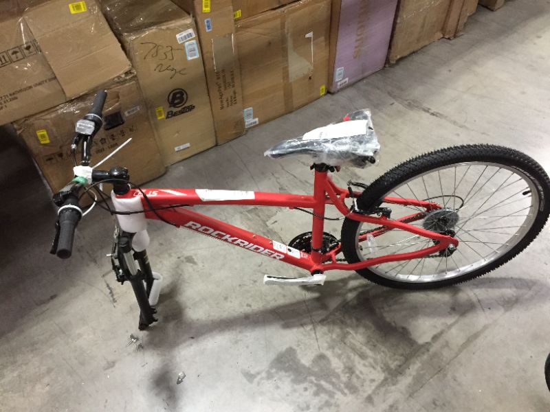 Photo 2 of Decathlon Rockrider ST50 Aluminum Mountain Bicycle 26 In., Red, Small