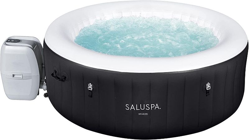 Photo 1 of Bestway SaluSpa Miami Inflatable Hot Tub, 4-Person AirJet Spa