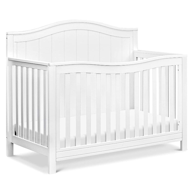 Photo 1 of DaVinci Aspen 4-in-1 Convertible Crib in White, Greenguard Gold Certified