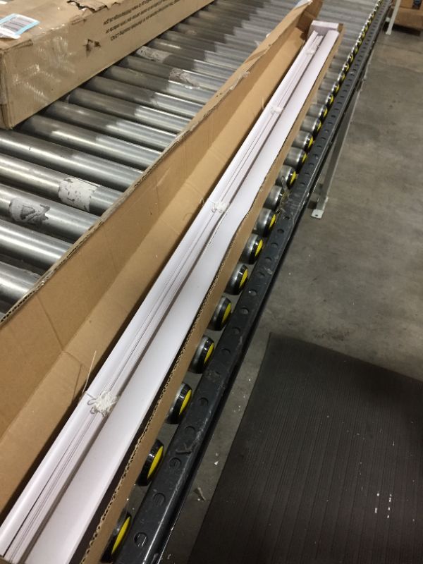 Photo 1 of 1" Cordless Vinyl Mini Blind - White 56 x 48"