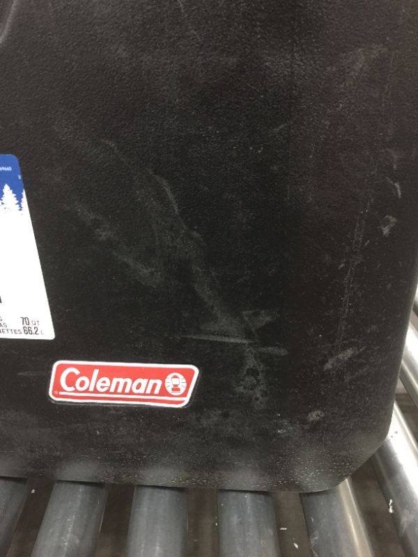 Photo 1 of Coleman Xtreme 5 Cooler | 70 Quart Day Cooler | Hard Cooler Keeps Ice Up to 5 Days, Black

