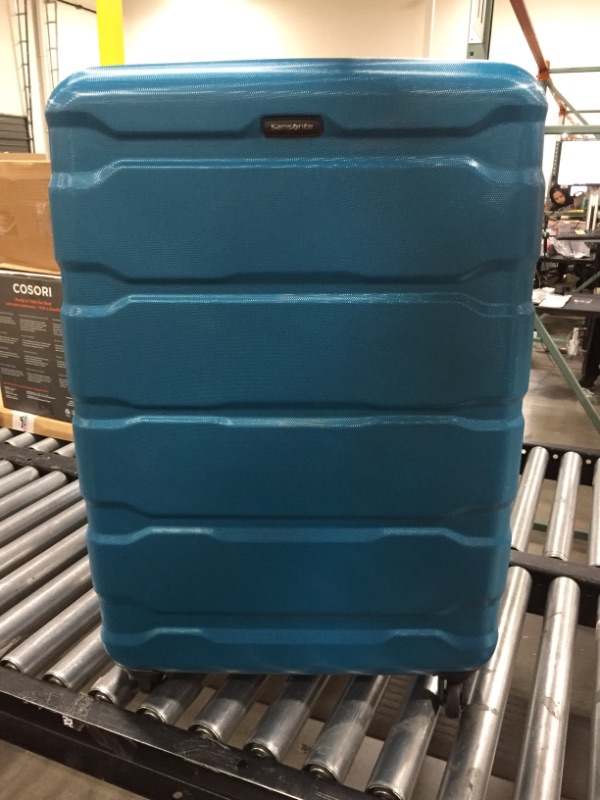 Photo 5 of Samsonite Omni PC Hardside Expandable Luggage with Spinner Wheels, Caribbean Blue, 3-Piece Set (20/24/28)
