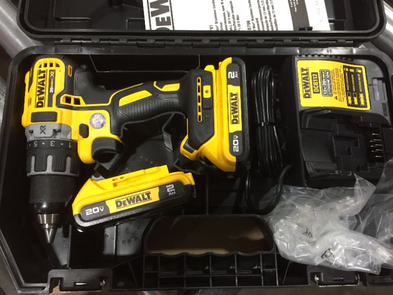 Photo 2 of Dewalt DCD796 20V MAX XR Cordless Lithium-Ion Compact Hammer Drill (Bare Tool)