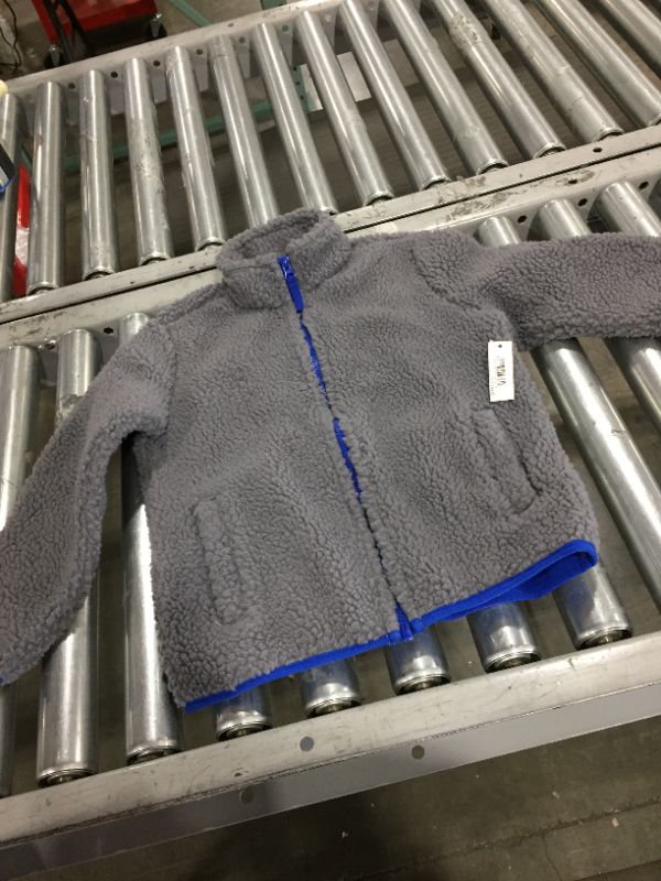 Photo 2 of Essentials Boys Polar Fleece Lined Sherpa Full-Zip Jackets, size s 6-7 [original tags still attached]