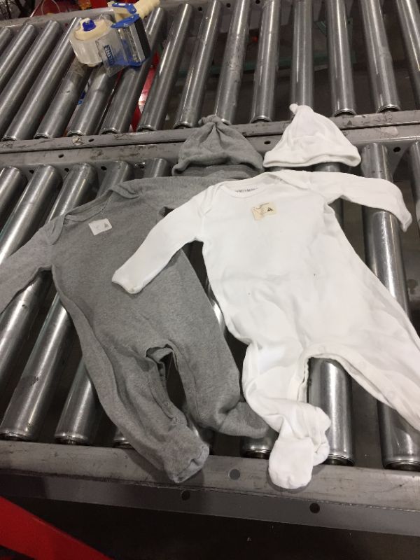 Photo 1 of 0-3M pack of two onesies and head caps