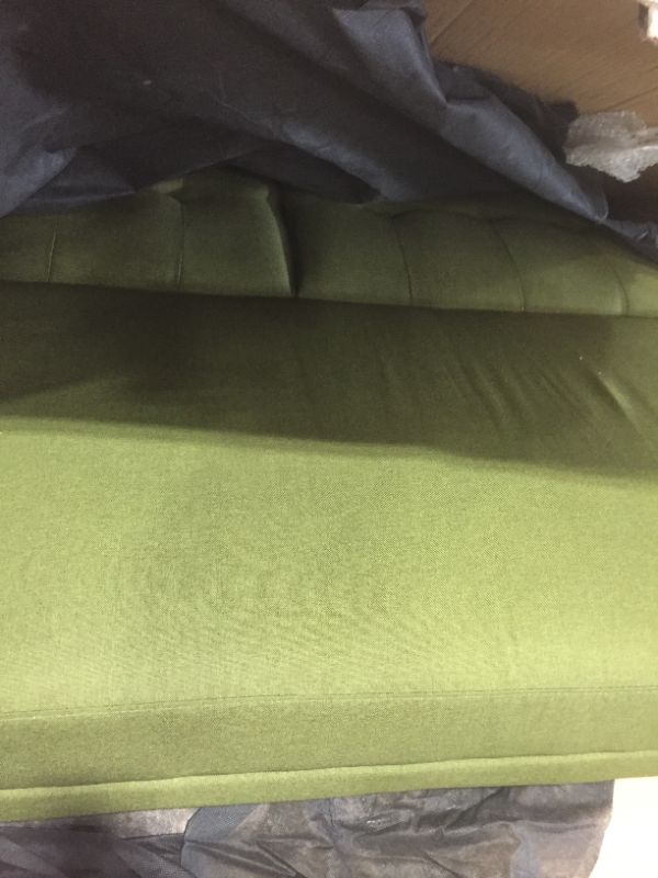 Photo 2 of DHP Haven Small Space Sectional Sofa Futon in Green Linen
BOX 1 OF 2