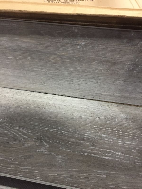 Photo 3 of Aubrey Sea Isle 60 in. W x 9 in. Gray Rigid Core Click Lock Luxury Vinyl Plank Flooring (22.44 sq. ft./case)
