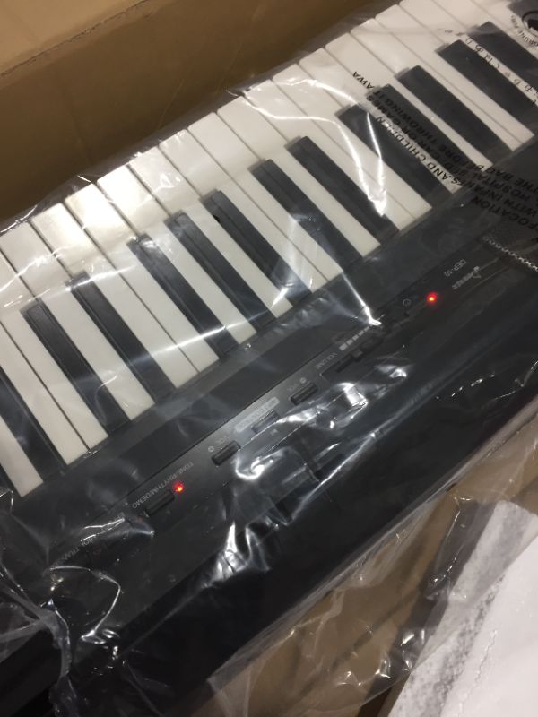 Photo 2 of Donner DEP-10 Beginner Digital Piano 88 Key Full Size Semi-Weighted Keyboard, Portable Electric Piano with Sustain Pedal, Power Supply
