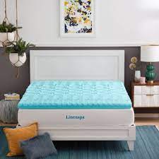 Photo 1 of 3 in. Zoned Gel Memory Foam Queen Mattress Topper
