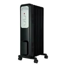 Photo 1 of 1,500-Watt Oil-Filled Radiant Electric Space Heater with Thermostat Portable NEW
