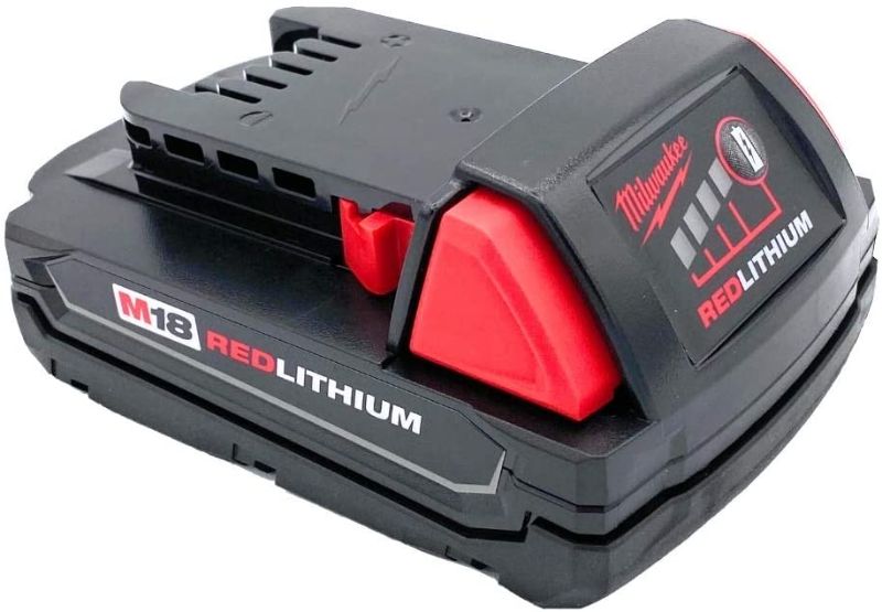 Photo 1 of Milwaukee M18 1.5 Ah 18V Red Lithium Ion Battery 48.11.1815 for Impact Drill ( 2 pack )
