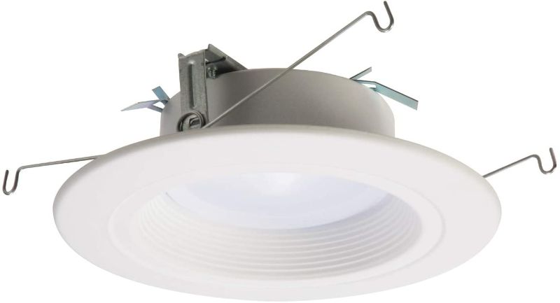 Photo 1 of HALO RL56099S1EWHR Selectable Color Temperature, Light Integrated LED recessed Trim, 5 inch and 6 inch, White
