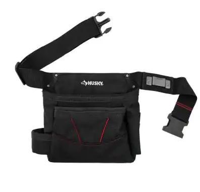 Photo 1 of 6-Pocket Black Tool Belt Pouch
