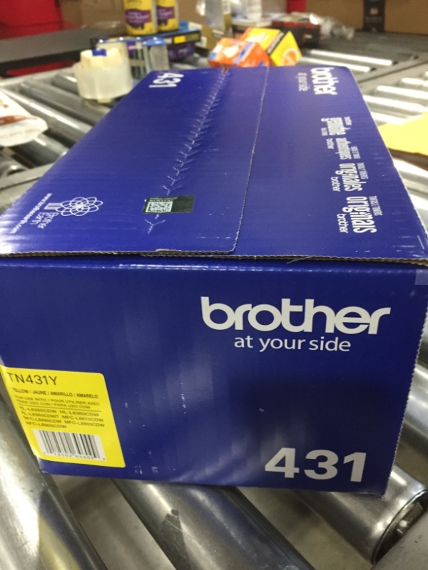 Photo 2 of Brother Printer TN431Y Standard Yield Toner-Retail Packaging , Yellow FACTORY SEALED 