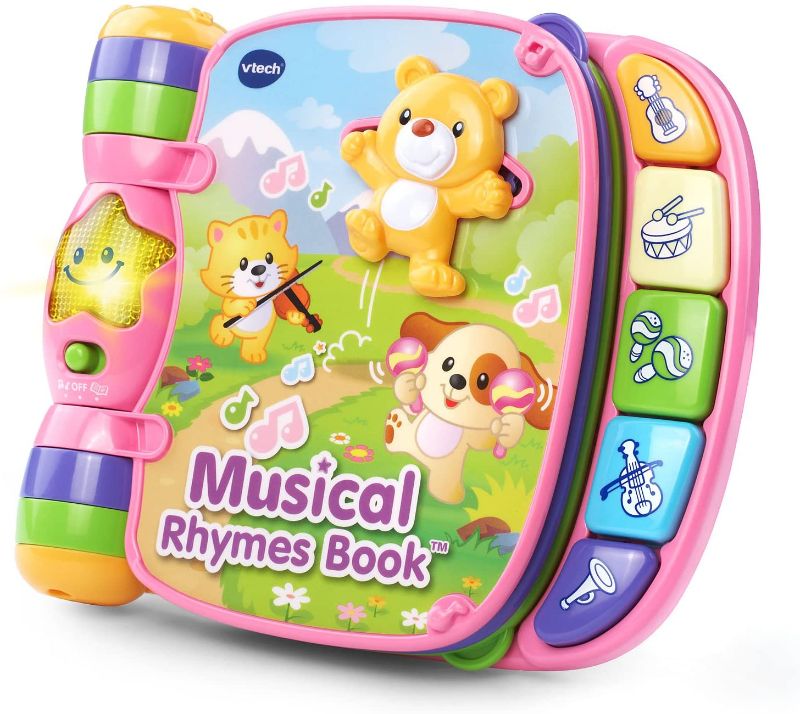 Photo 1 of VTech Musical Rhymes Book, Pink
