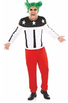 Photo 1 of fun shack Adult Punk Rock Costume Raver Singer Mens 90s Costume Available in Sizes Medium
