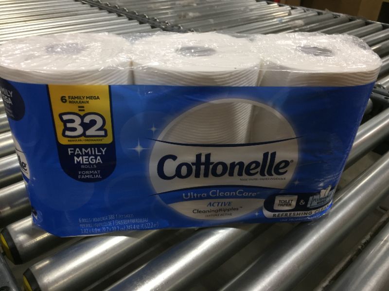 Photo 1 of Cottonelle Ultra CleanCare Soft Toilet Paper with Active Cleaning Ripples, 24 ROLLS