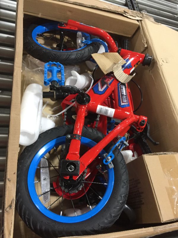 Photo 1 of Huffy 12 inch Spider-Man Kid Bike Handlebar Plaque Quick Connect