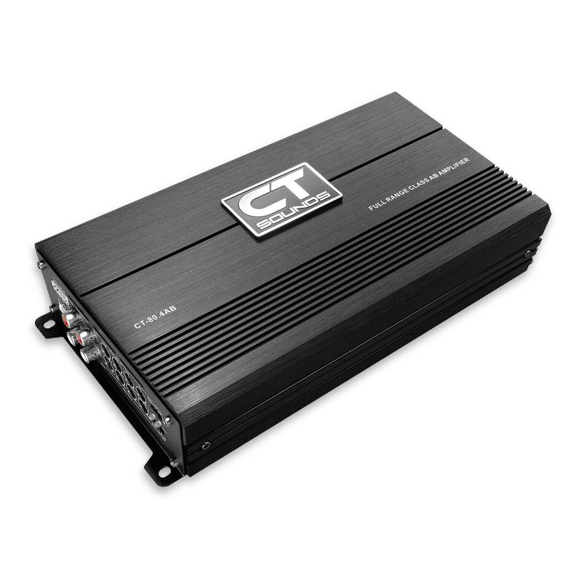 Photo 1 of CT Sounds CT-80.4AB 480 Watt RMS Full-Range Class AB 4 Channel Car Amplifier
