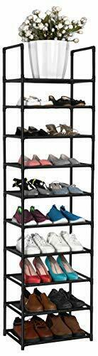 Photo 1 of 10 Tiers Shoe Rack 2025 Pairs Sturdy Shoe Shelf
