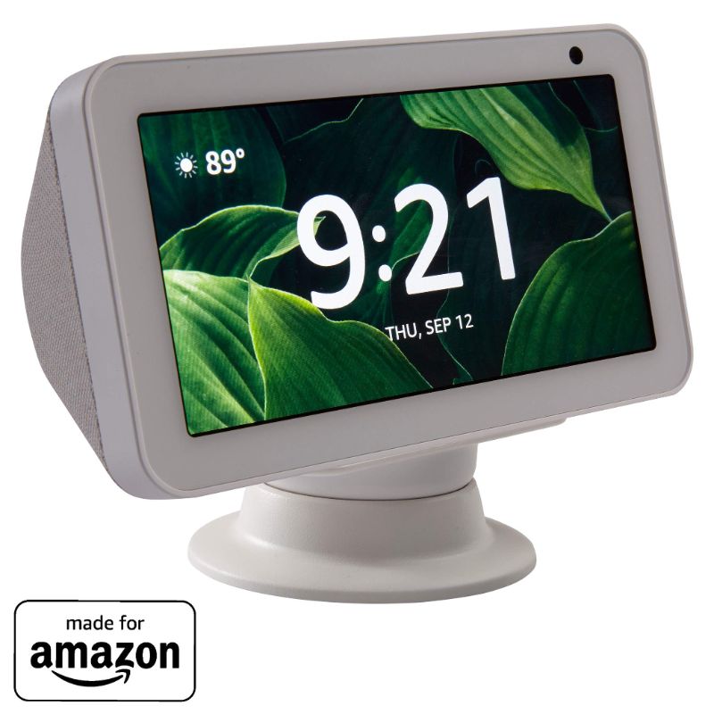 Photo 1 of Made for Amazon Tilt + Swivel Stand in White