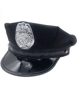 Photo 1 of Police Adults Hat Cop Cosplay Hat Captain Hat Officer Hat Accessories Stage Performance Military Caps Police Halloween Party