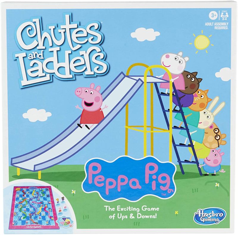 Photo 1 of Hasbro Gaming Chutes and Ladders: Peppa Pig Edition Board Game for Kids Ages 3 and Up, for 2-4 Players