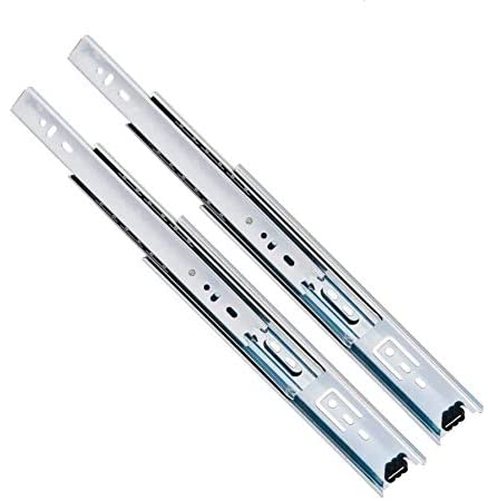 Photo 1 of 10 Pack Promark 3-Section 100 LB Capacity Full Extension Ball Bearing Side Mount Drawer Slides (22 Inches)