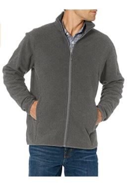 Photo 1 of Amazon Essentials Men's Full-Zip Polar Fleece Jacket