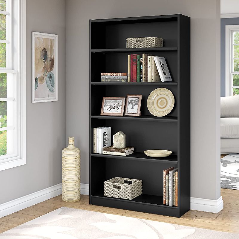 Photo 1 of Bush Furniture WL12436-03 5 Shelf Bookcase, 72", Black