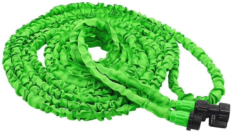 Photo 1 of Expandable Garden Hose  Water Hose, Flexible Lightweight Water Hose, 7Function Spray Nozzle, Triple Layer Latex Core Water Pipe & Extra Strength Fabric, Flexible Garden Hose (