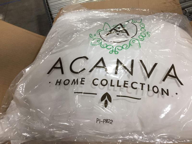 Photo 2 of Acanva Bed Pillows 2 Pack Hotel Collection Luxury Soft Inserts for Sleeping-Breathable and Comfortable for Stomach Back Sleepers, Standard 20" x 26"