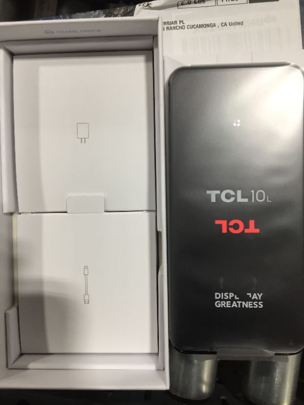 Photo 2 of TCL 10L, Unlocked Android Smartphone with 6.53" FHD + LCD Display, 48MP Quad Rear Camera System, 64GB+6GB RAM, 4000mAh Battery
