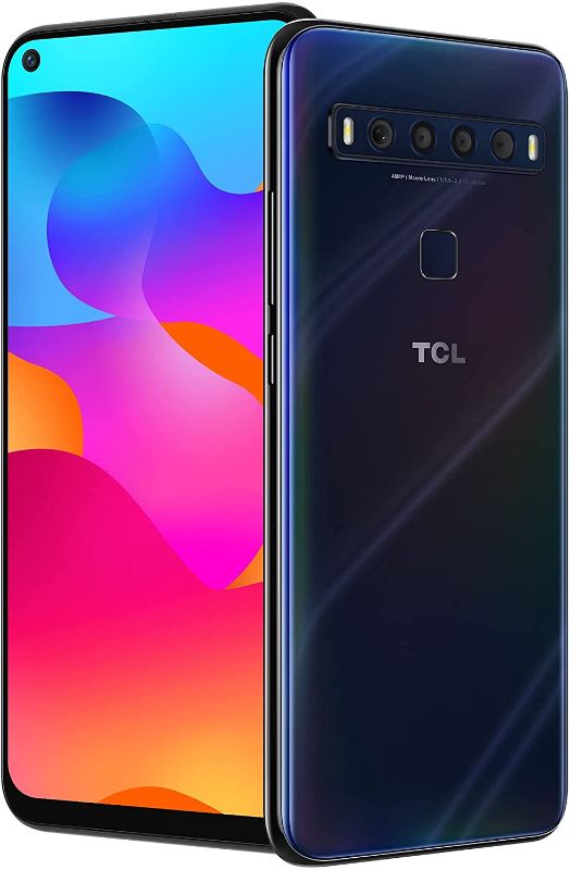 Photo 1 of TCL 10L, Unlocked Android Smartphone with 6.53" FHD + LCD Display, 48MP Quad Rear Camera System, 64GB+6GB RAM, 4000mAh Battery