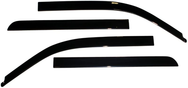 Photo 1 of Auto Ventshade AVS 894011 Low Profile Dark Smoke Ventvisor Side Window Deflector, 4-Piece Set for 2009-2014 Ford F-150 SuperCrew, Also fits 2011-2014 Raptor SuperCrew
