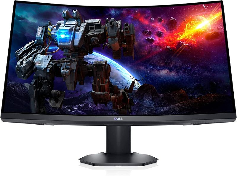 Photo 1 of Dell Curved Gaming Monitor 27 Inch Curved Monitor with 165Hz Refresh Rate, QHD (2560 x 1440) Display, Black - S2722DGM
