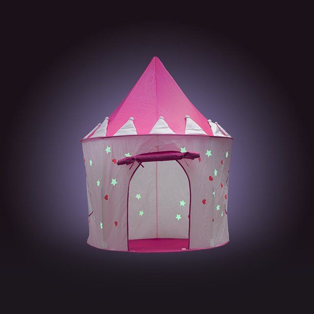 Photo 1 of Fox Print Princess Little Castle Barbie Dollhouse Tent With Glow In The Dark
