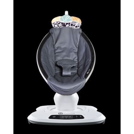 Photo 1 of 4moms® MamaRoo®4 5 Unique Motions Bluetooth Enabled Baby Swing Dark Grey Cool Mesh
