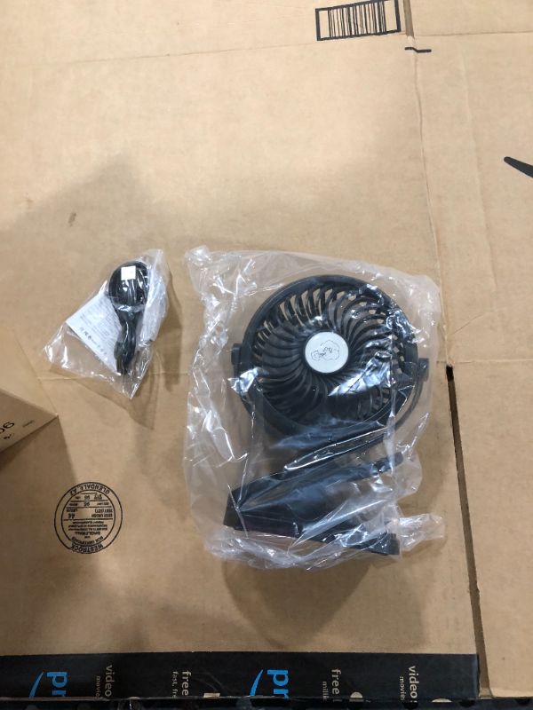 Photo 2 of YND Portable Mini Fan with Clip Small Stroller Fan Battery Operated Fan