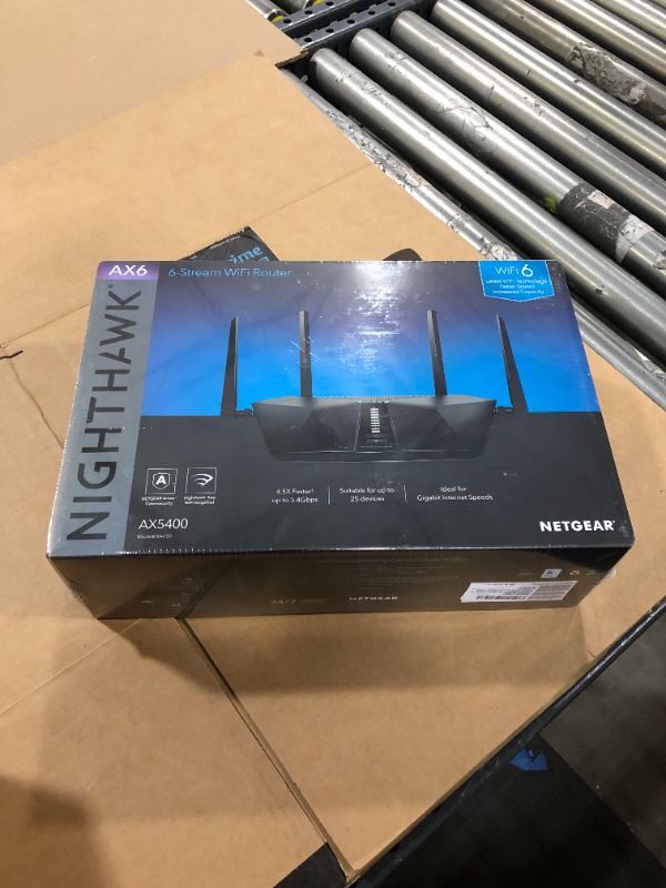 Photo 2 of NETGEAR Nighthawk 6-Stream AX5400 WiFi 6 Router (RAX50) - AX5400 Dual Band Wireless Speed (Up to 5.4 Gbps) | 2,500 sq. ft. Coverage