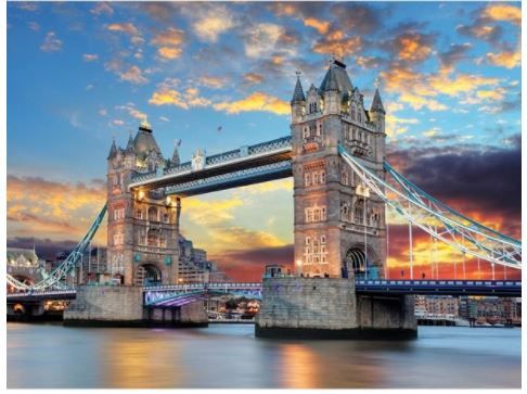 Photo 1 of Vertall 1000 Piece Jigsaw Puzzle - Tower Bridge for Adults & Kids