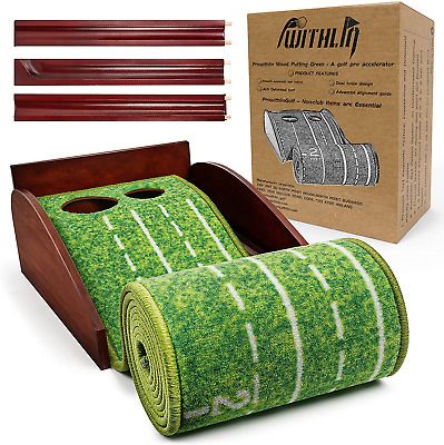 Photo 1 of prowithlin Golf Putting Mat, Golf Putting Green,Indoor Golf Hitting Mat, Golf Pr